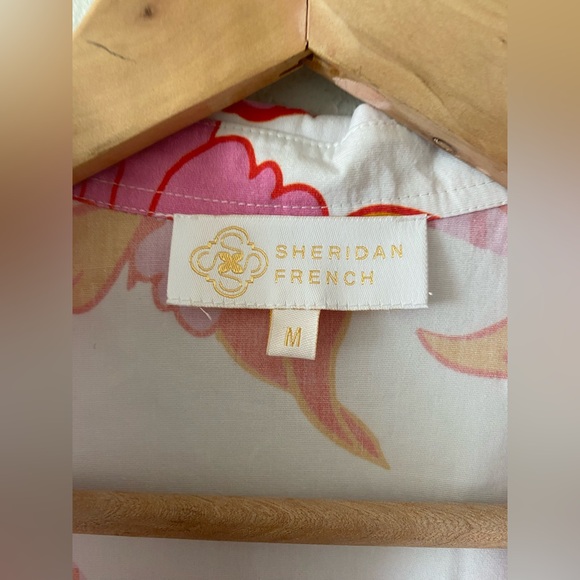 NWOT SHERIDAN FRENCH rhodes dress in pink tiger size M - Picture 10 of 14